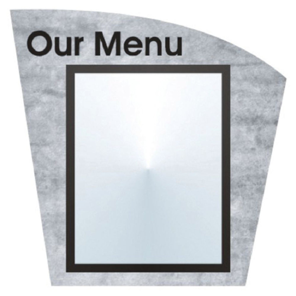 Hubert 74973 - Menu Board, 1-pocket, Wall-mount