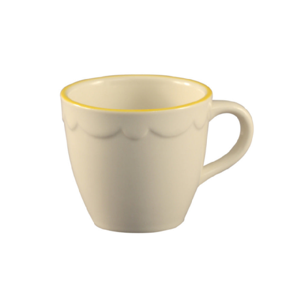 CAC China SC-35G Seville Demitasse Cup 3-1/2 Oz. 2-1/2" Dia. X 2-1/4"H