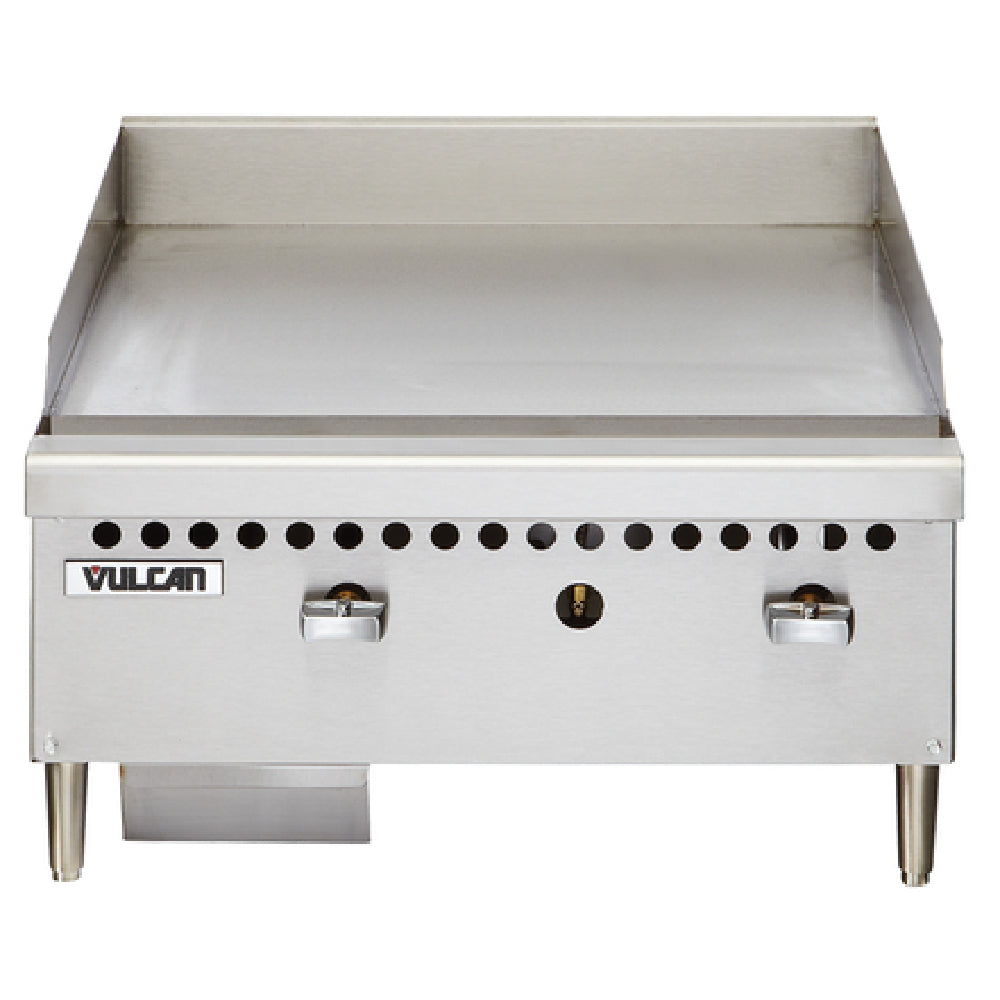 Vulcan VCRG24-M-QS-PLATINUM_NAT - (Quick Ship) Griddle, Countertop, Gas