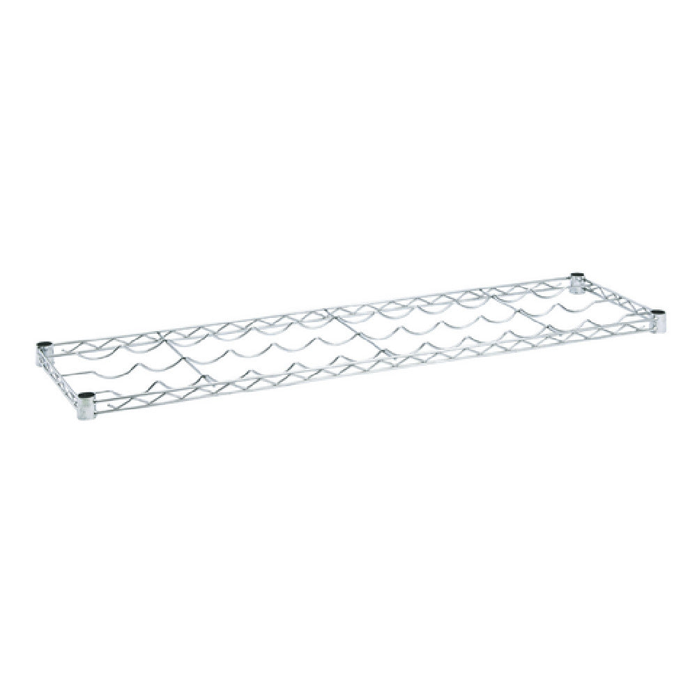 Hubert 188588 - Kratos Wire Wine Shelf, 48"W X 14"D, (11) Bottle