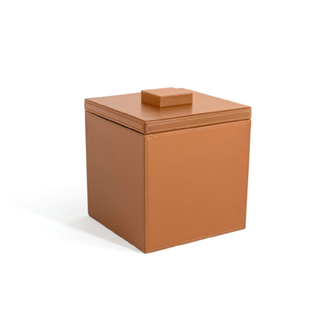 FOH RIB001TAL11 3.5qt Square London Ice Bucket Saddle With Saddle Lid Includes One RIB001TAL11-BTM 3.5qt Square Ice Bucket Base Saddle