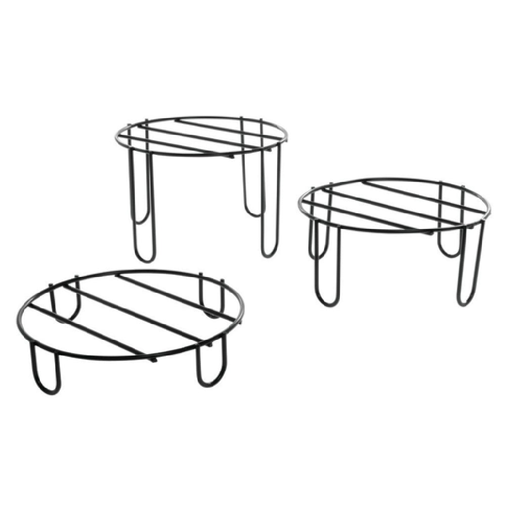 Hubert 91376 - Buffet Riser Set, 3-piece, 9" Dia.