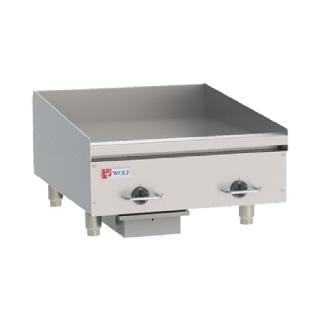 Wolf WEG24E_240/60/3 Heavy Duty Electric Griddle 24" W X 24" D Cooking Surface