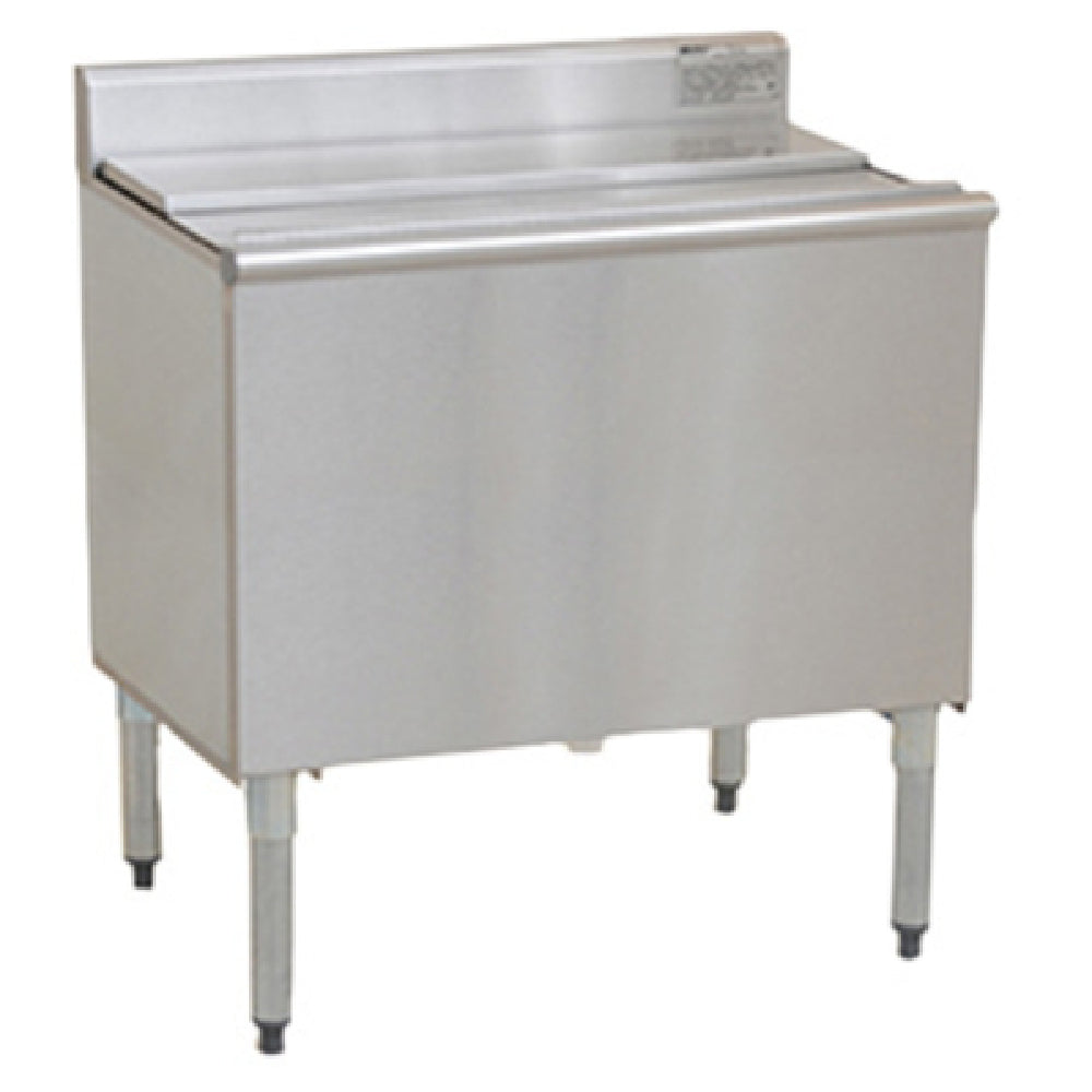 Eagle B36IC-12D-18-7 1800 Series Underbar Ice Chest Unit 36"W X 20"D Insulated Ice Bin 12" Deep