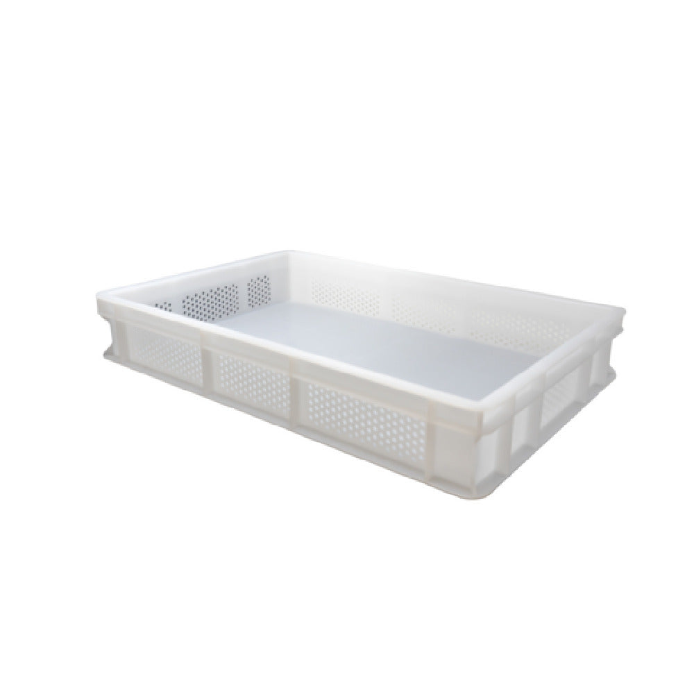 Omcan 81142 (81142) Tray 23.6” X 15.7” X 3.93” Solid Base & Perforated Sides