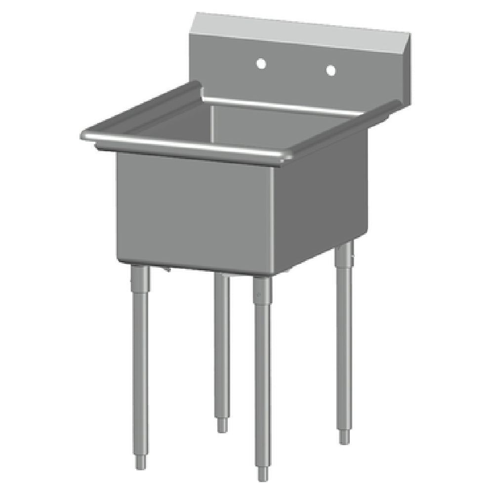 SPG 1N2028 - Universal Stainless Sink, One Compartment, 28" Front-to-back X 20" Wide Sink Compartment