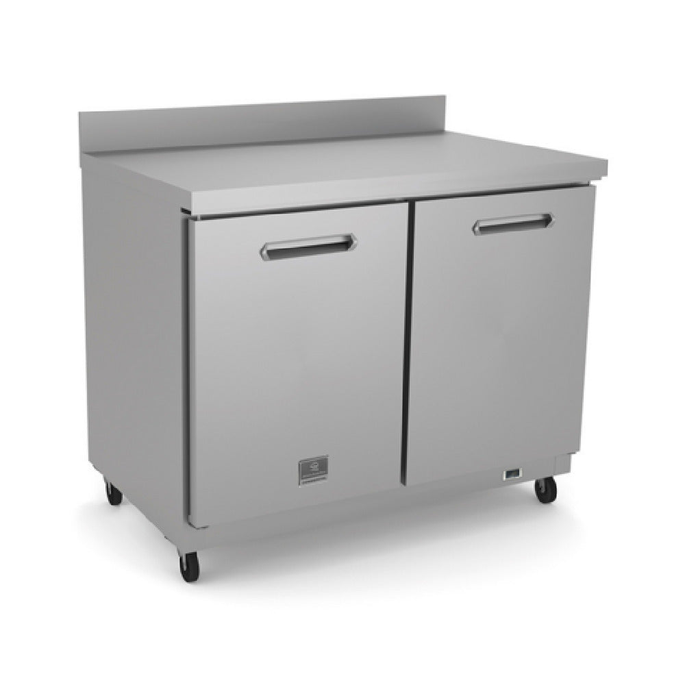 Kelvinator KCHUCWT36R (738338) 2-solid Hinged Door Counter Top Refrigerator