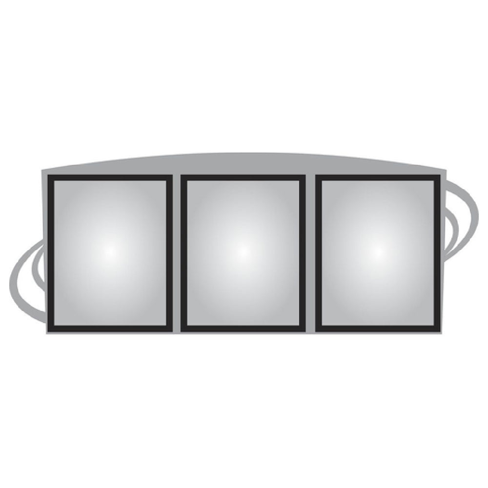 Hubert 99379 - Menu Board, 3-pocket, Wall-mount