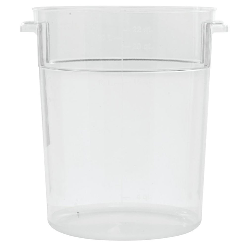 Hubert 86133 - Container, 22 Qt., 13-3/4" Dia. X 15"H