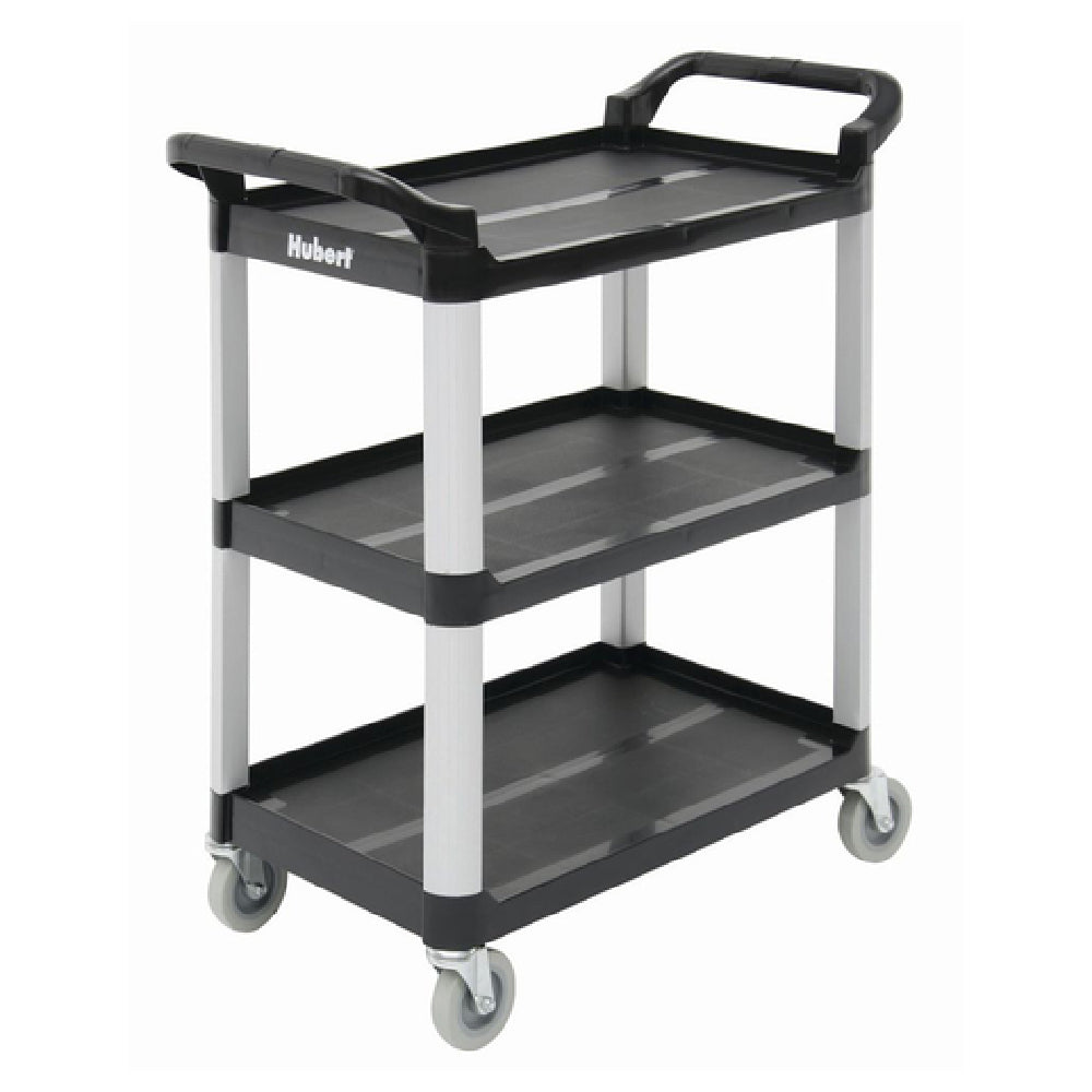 Hubert 27023 - Utility Cart, 3-shelf, 33-1/2" X 16-13/16" X 37"H