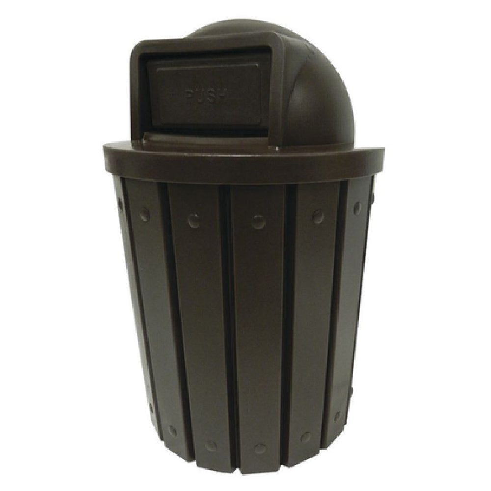 Hubert 26180 - Trash Receptacle, 42 Gallon, 25" Dia. X 29"H
