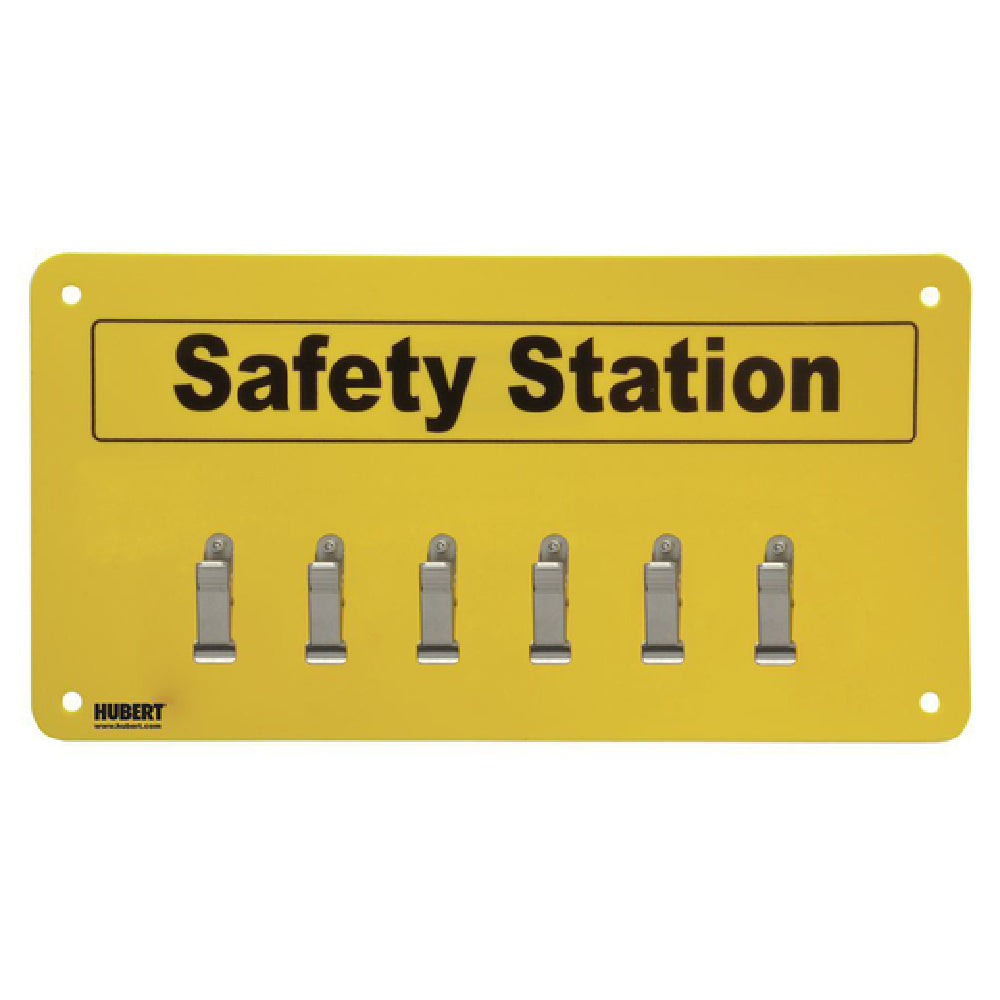 Hubert 74011 - Safety Station Organizer, 4-clip, 11-1/2" X 6"H