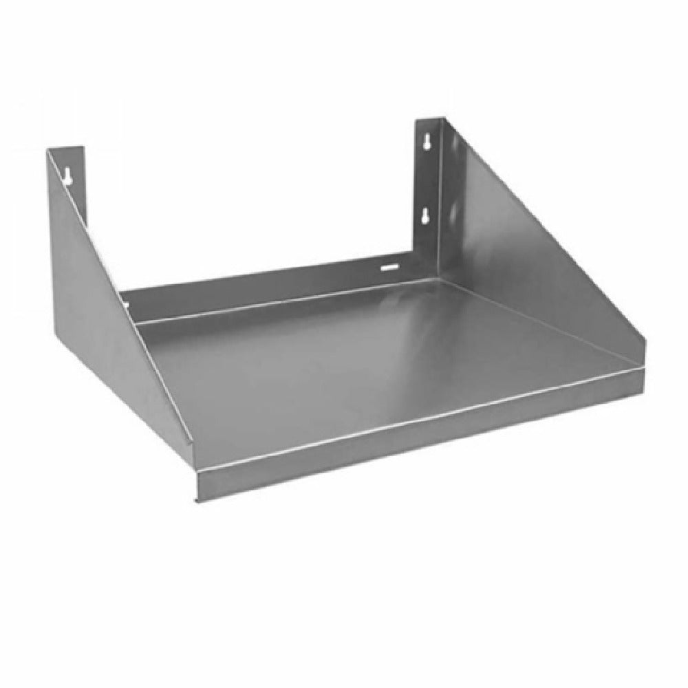 Hubert 29N-010 - Kratos® Wall-Mounted Microwave Shelf, 24"W X 18"D X 11-1/2", Durable 18-gauge Stainless Steel Construction