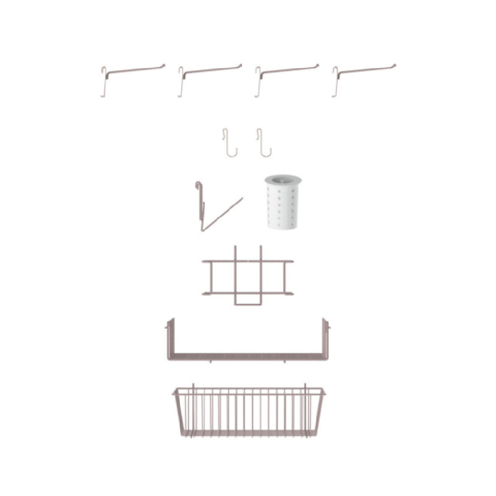 Metro SWA-PREP-K4 - SmartWall Accessory Kit For Prep, Metroseal Gray Finish, NSF (see Spec Sheet For Components) (ships In One Box)