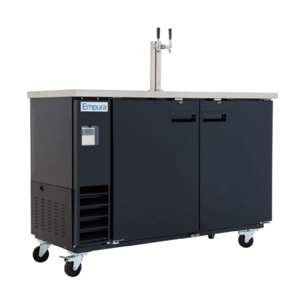 Empura E-KDD3-1 - Direct Draw Beer Dispenser, 61.1"W X 24.41"D X 41.9"H, 16.6 Cu. Ft. Capacity
