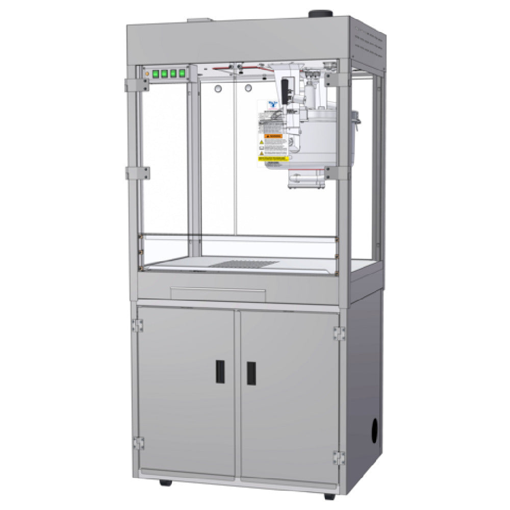 Gold Medal 2671-00-801 - Spartan 52 Oz. Popcorn Popper With Base, Electric, Front Counter