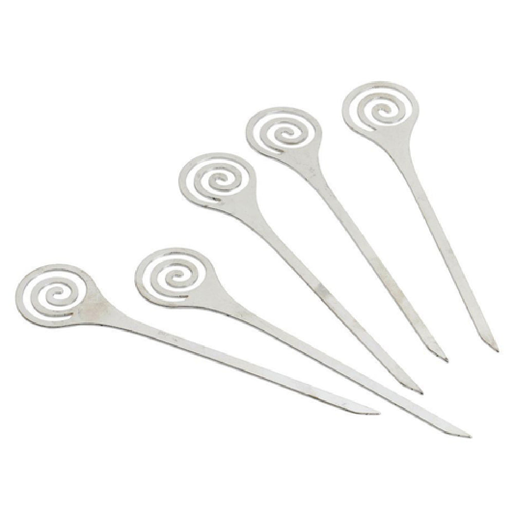 Hubert 26796 - Sign Holder Pick, 4"H, Swirl Design