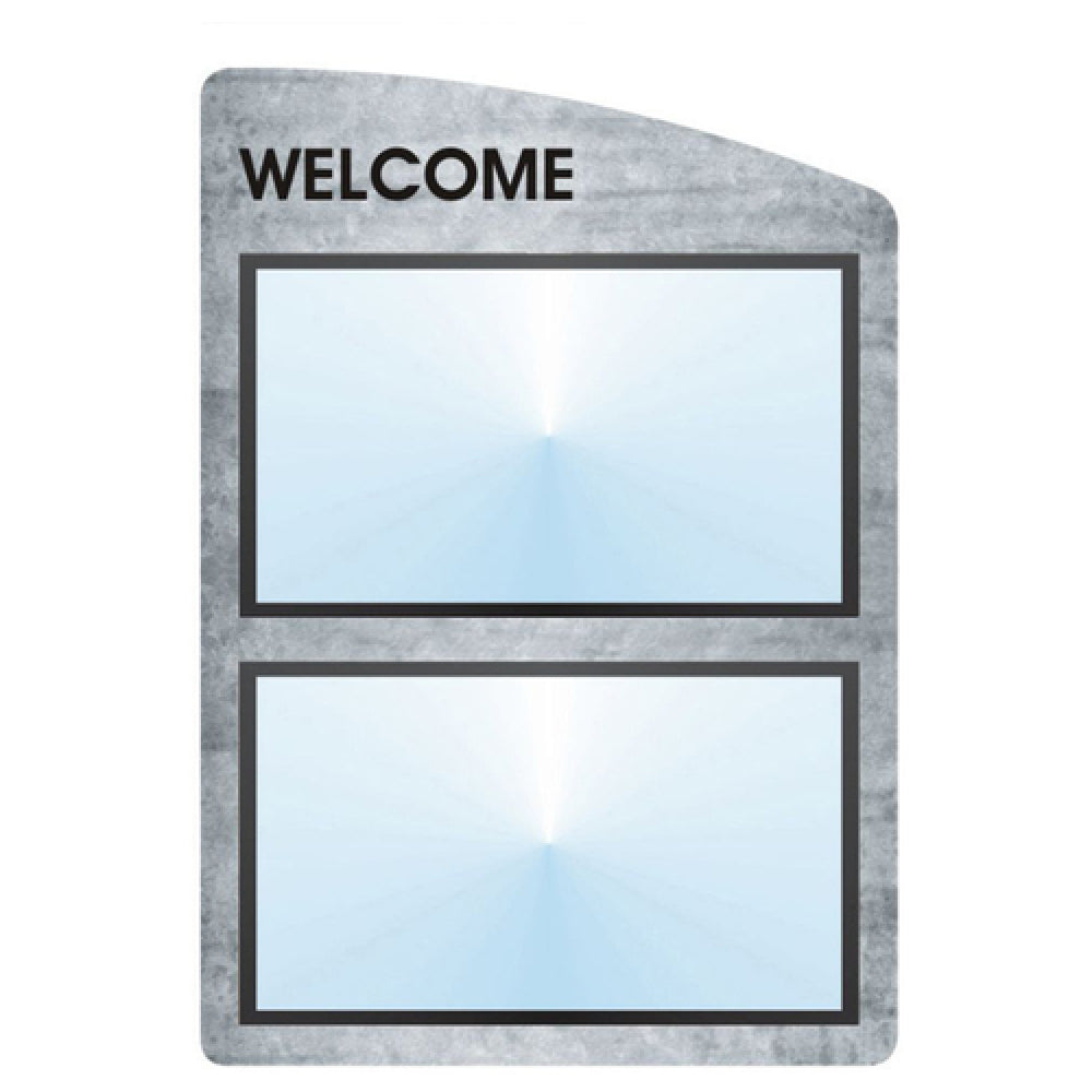 Hubert 67797 - Menu Board, 2-pocket, Wall-mount