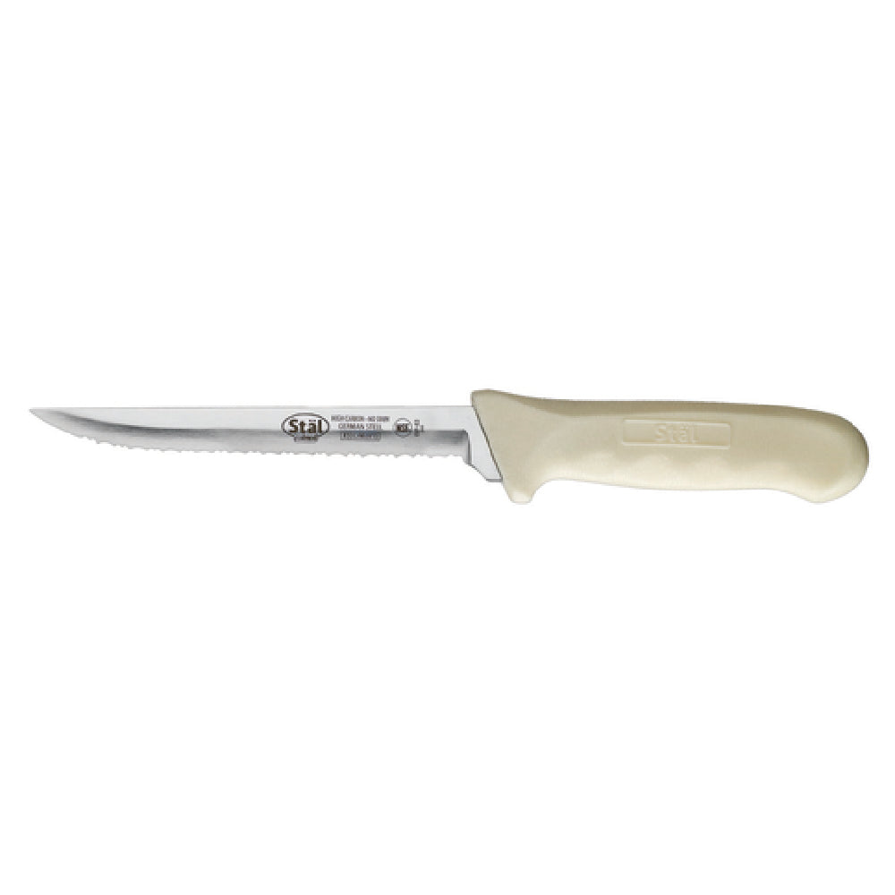 Winco KWP-63 Utility Knife 6" Blade Wavy Edge