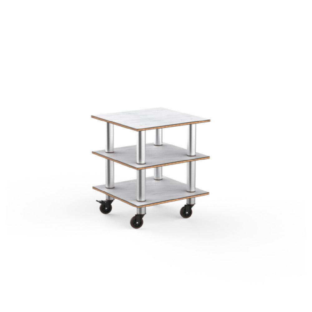 Steelite MGCMLX03CSXW - Modular Classic Small Unit White Carrera Stainless Steel