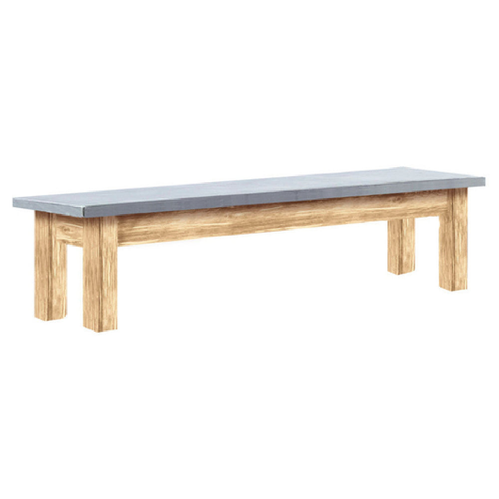 Hubert 85048 - Table, 38" X 10" X 10-1/2"H, Rectangular