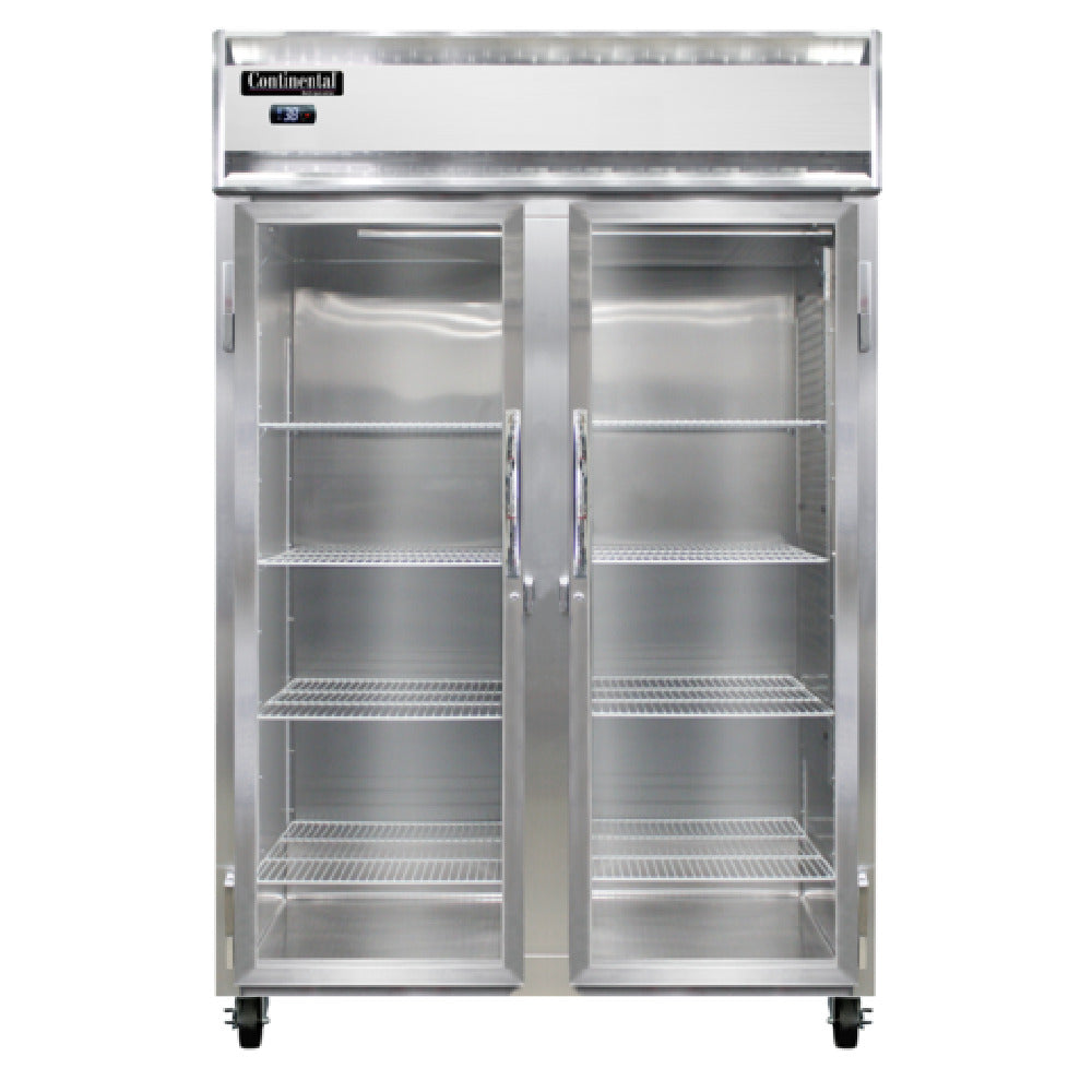 Continental Refrigerator 2RNSAPT-GD-SD Refrigerator 50 Cu. Ft. Capacity Pass-thru