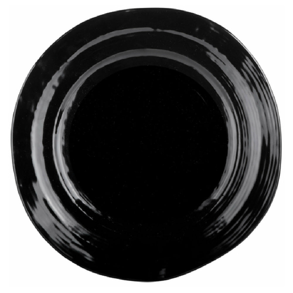 Elite Global Solutions D750-B Plate 7-1/2" Dia. X 3/4"H Irregular Round