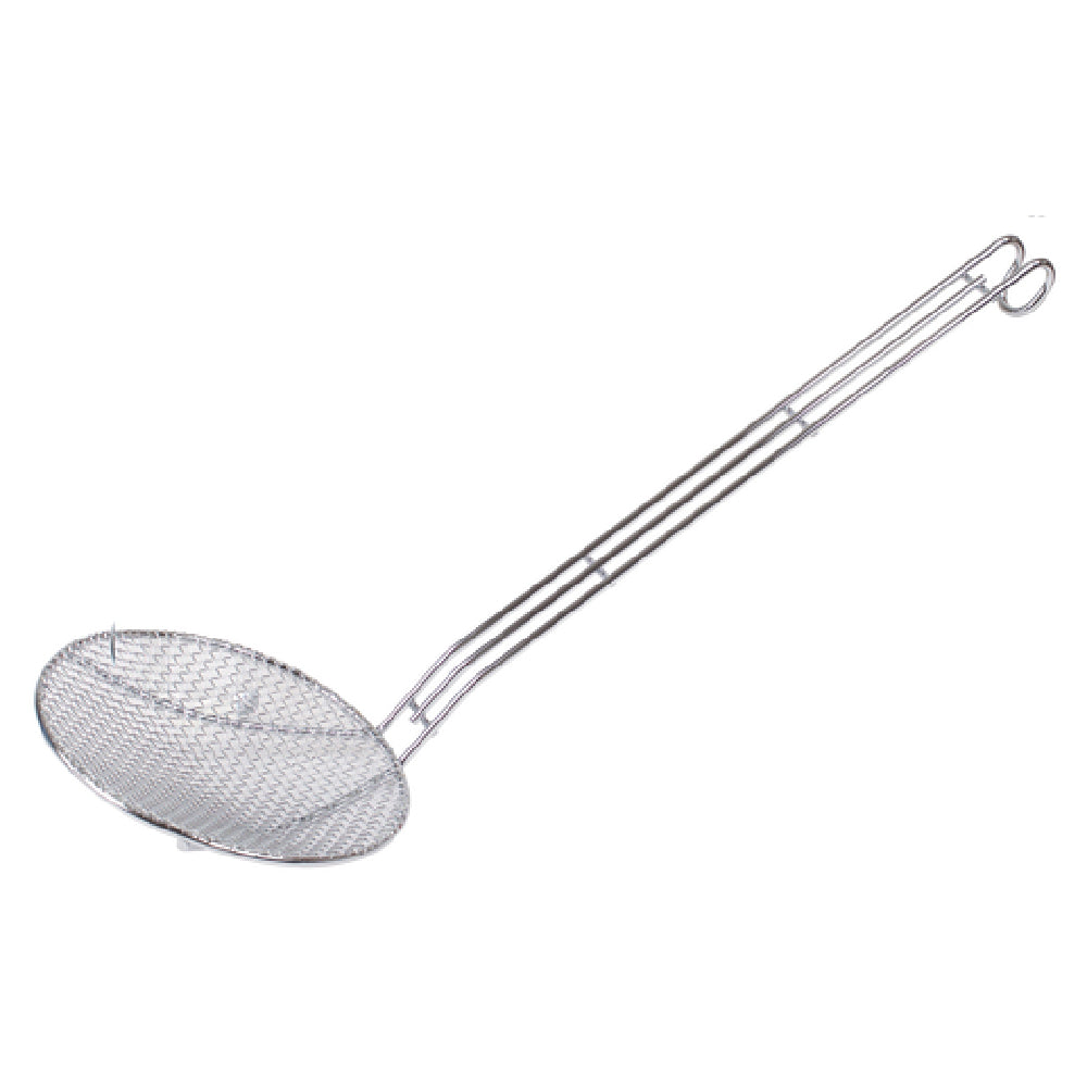 JB Prince U623 18 Skimmer 7" Dia. X 16"L Hook On Handle Mesh Basket