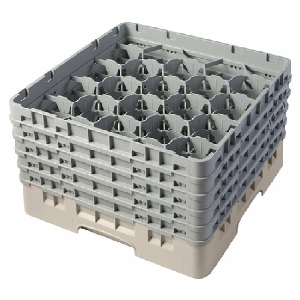 Cambro 20S958184 Camrack® Glass Rack With (5) Soft Gray Extenders Full Size