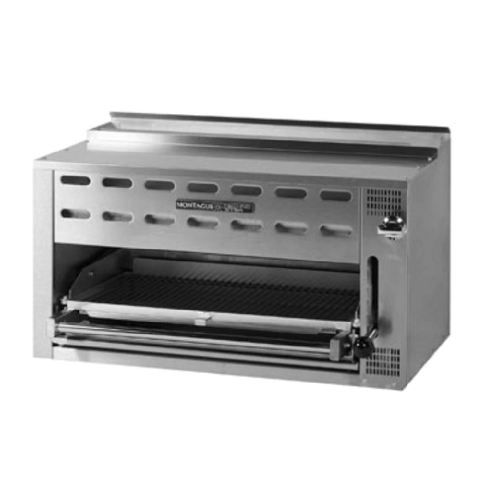 Montague Company SB36-HB Legend™ Salamander Broiler 36" Heavy-Duty Range Mount Ceramic Tile Infrared Rapid Start Full-flow Burners
