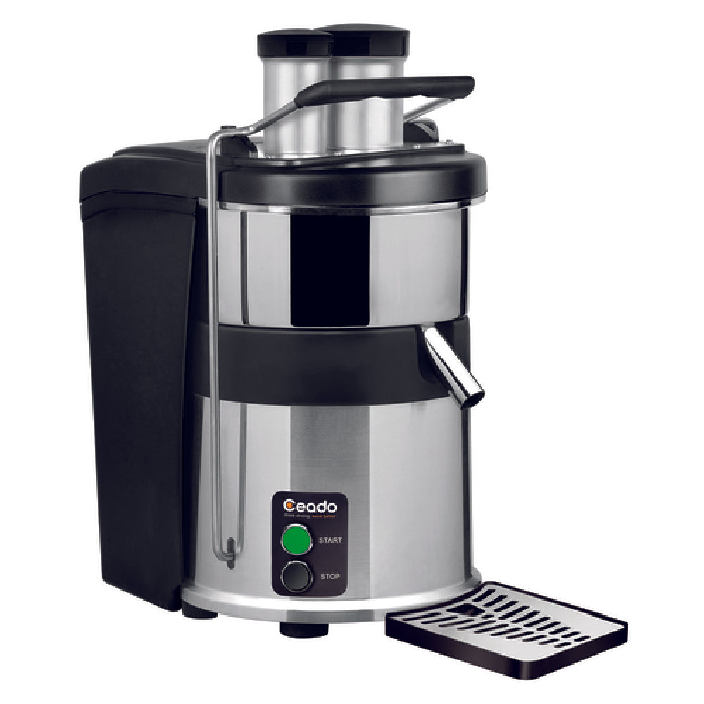 Juicernet by Mulligan Associates ES700 Hand Made In Venice Italy. The Quietest Juicer On The Market Only 60 Decibels. Ceado Is The Only Brand On The Market With A Double-feed Chute For Optimal Extraction Of Juice From Most Fruits & Vegetables.
