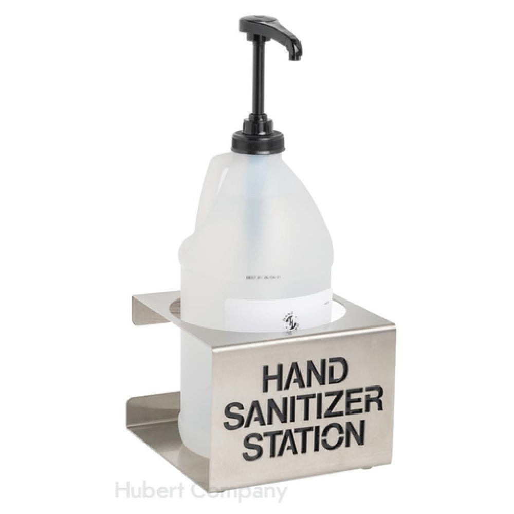 Hubert 74478 - Sanitizer Holder, Countertop, 6-1/10"L X 6-1/4"W X 5-1/10"H