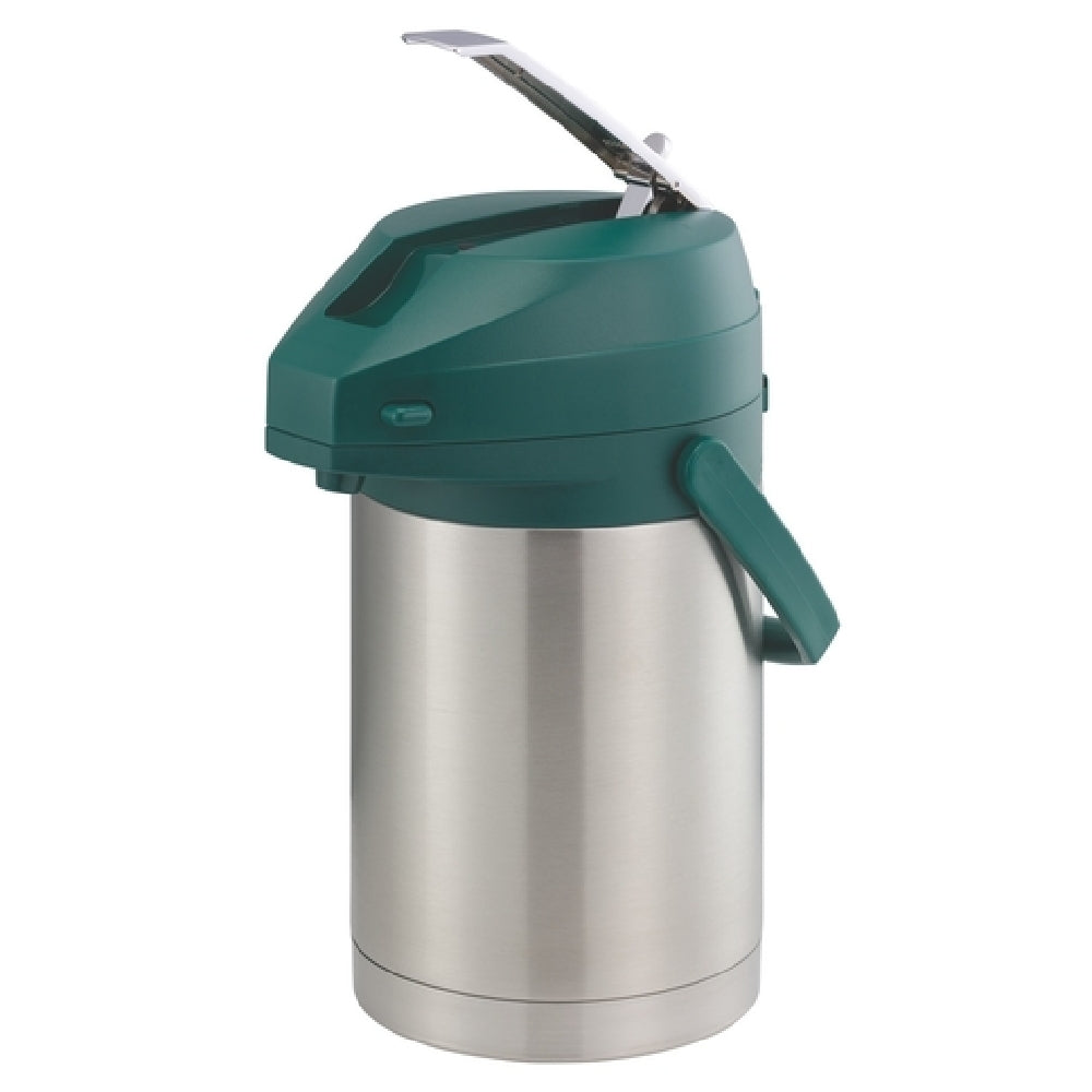 Service Ideas CTAL22GRN Airpot 2.2 Liter (74.4 Oz.) 6-3/4" X 8-3/4" X 11-1/2"