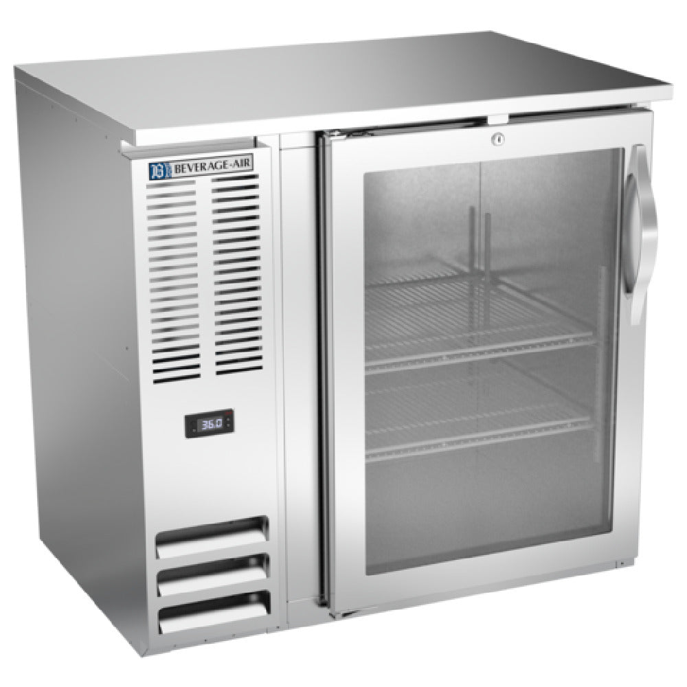 Beverage Air BBN36HC-G-S - Refrigerated Back Bar Storage Cabinet, One-section, 36"W X 26-3/8"D X 34"H