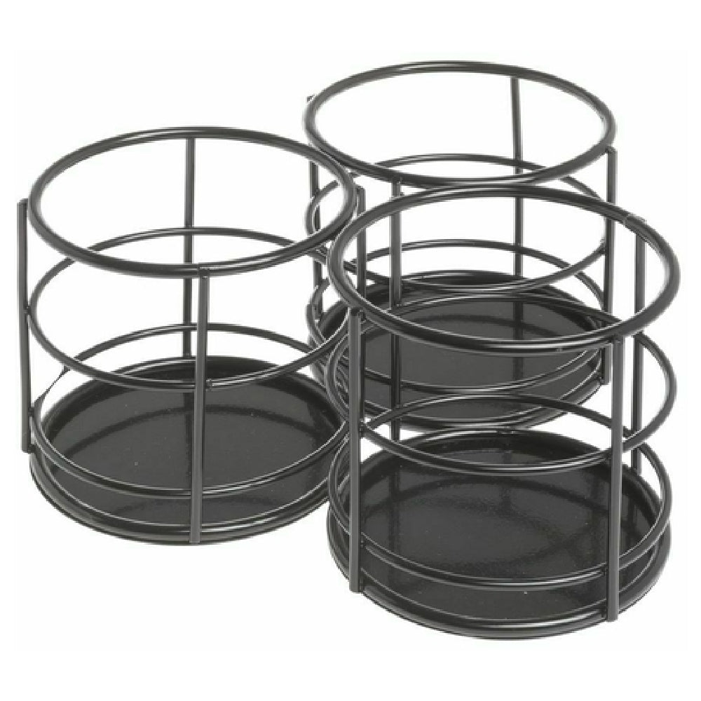 Hubert 83600 - Flatware Holder, 3-compartment, 7-1/5"L X 7-3/5"W X 3-3/4"H