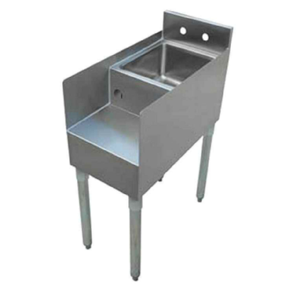 Sapphire Manufacturing SMBBS-14 Sapphire Underbar Blender Station With Sink 14"W X 22.5"D