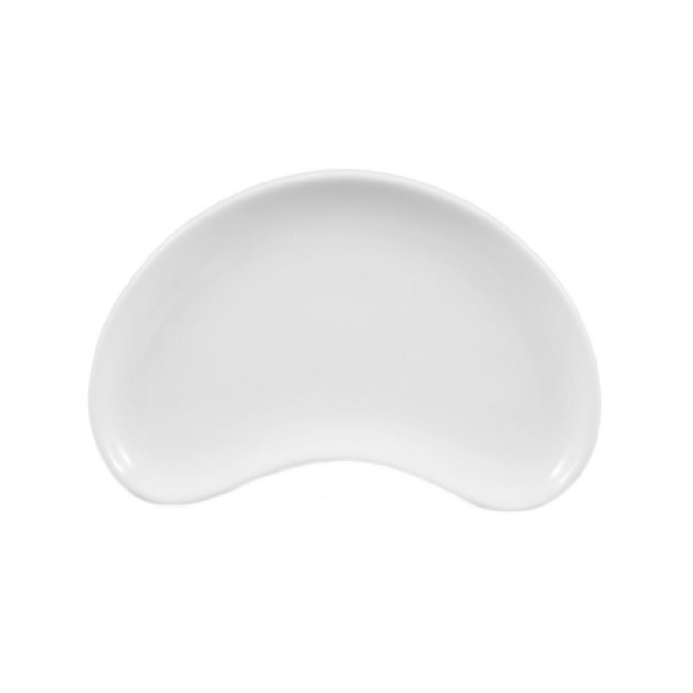 CAC China CRS-8 Festiware Plate 8-3/4"L X 5"W X 3/4"H Crescent Shape