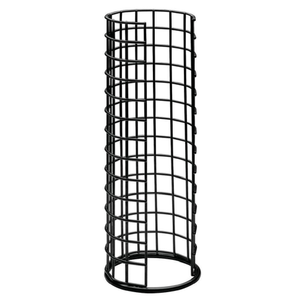 Hubert 43955 - Cup & Lid Dispenser/Rack, 1-compartment, 4" Dia. X 11-1/4"H
