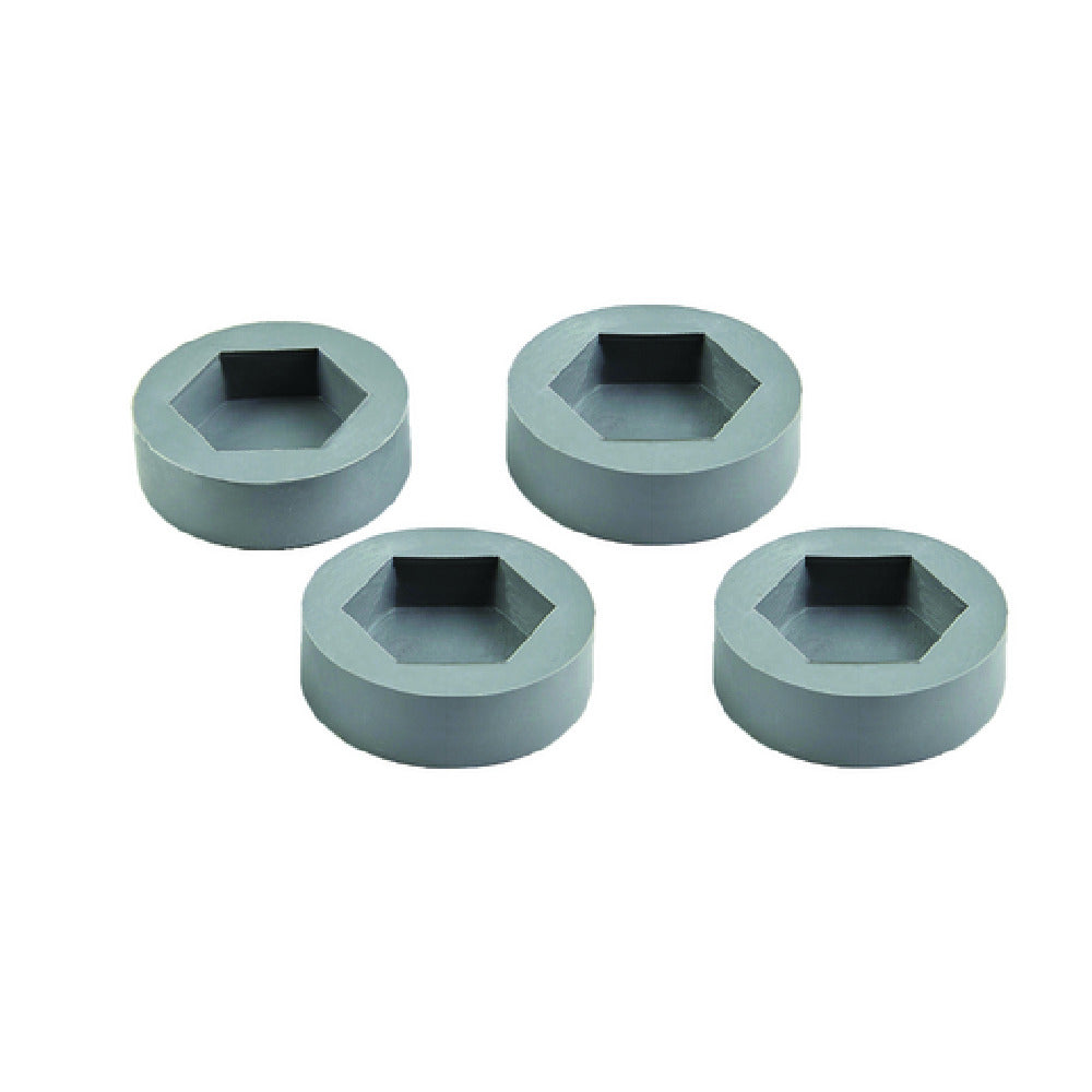 Hubert 30V-973 - CenPro Grey Floor Guide For CenPro Wire Shelving. (4 Per Pack)