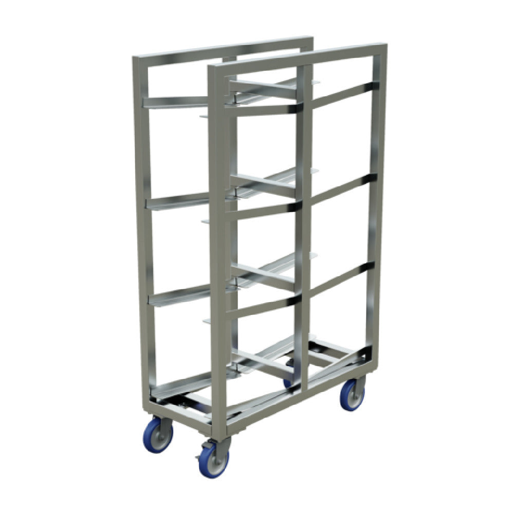 Winholt AL-1104-2S-ST - Slanted Rack, 15"W X 34.5"L X 55"H, Holds Lugs & Boxes At A Maximum Size Of 12"W X 15"L X 13.2"H