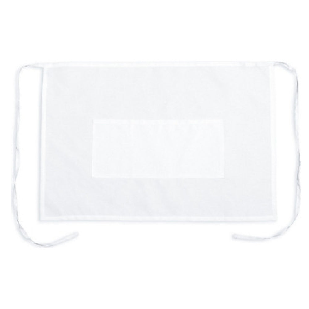 KNG 1042WHT Kng 19 In Bistro Apron White 2 Pockets