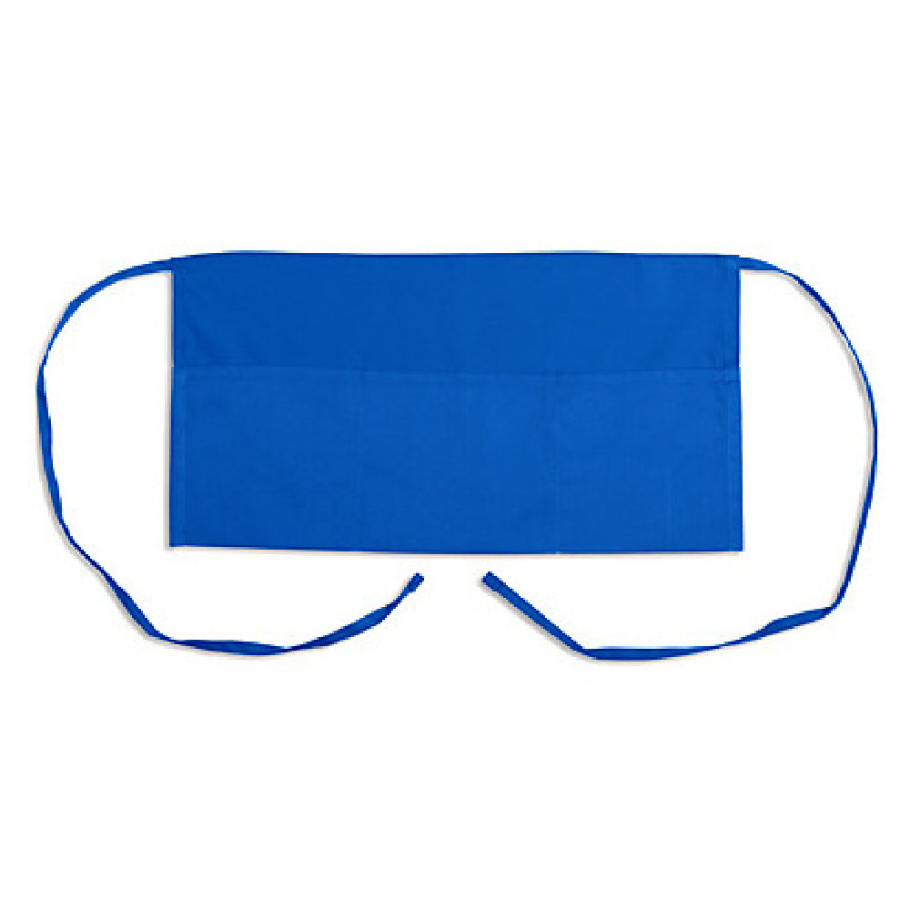 KNG 1046RBL Kng 11 In Waist Apron Royal Blue 3 Pockets