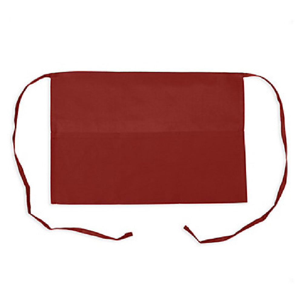 KNG 1047BRG Kng 15 In Waist Apron Burgundy 3 Pockets