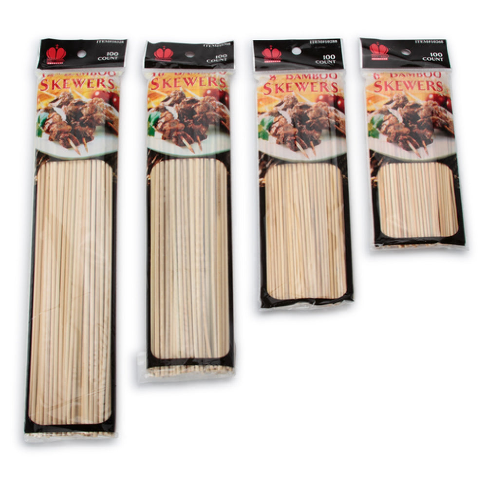 Royal BAM 8 - Skewers, 8", 2-1/2mm Thick