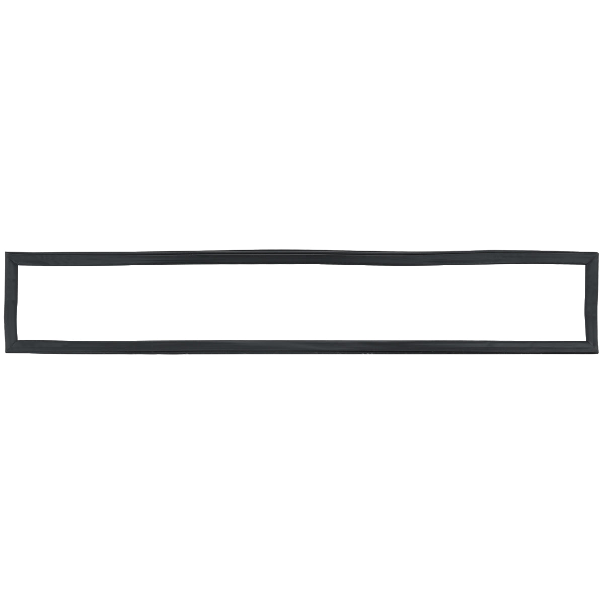 A thin, rectangular black frame with slightly uneven edges, viewed from the front against a plain white background. This minimalist Door Gasket, model E-KCBR60, is designed for Empura Refrigeration units and emphasizes simple elegance.