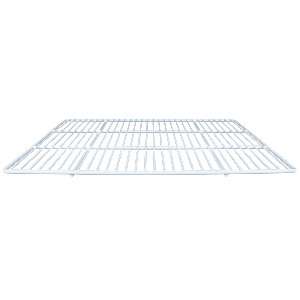 A white metal wire Right Shelf with evenly spaced bars, viewed from a low angle against a plain background. This flat, rectangular shelf is likely intended for use in Empura Refrigeration units as the E-KBB903B model.