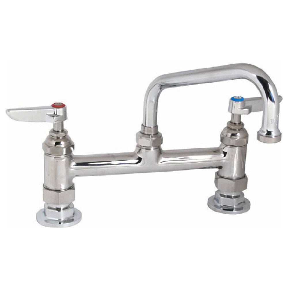 T&S Brass 0222M Faucet 8"deck 6"spt Leadfree