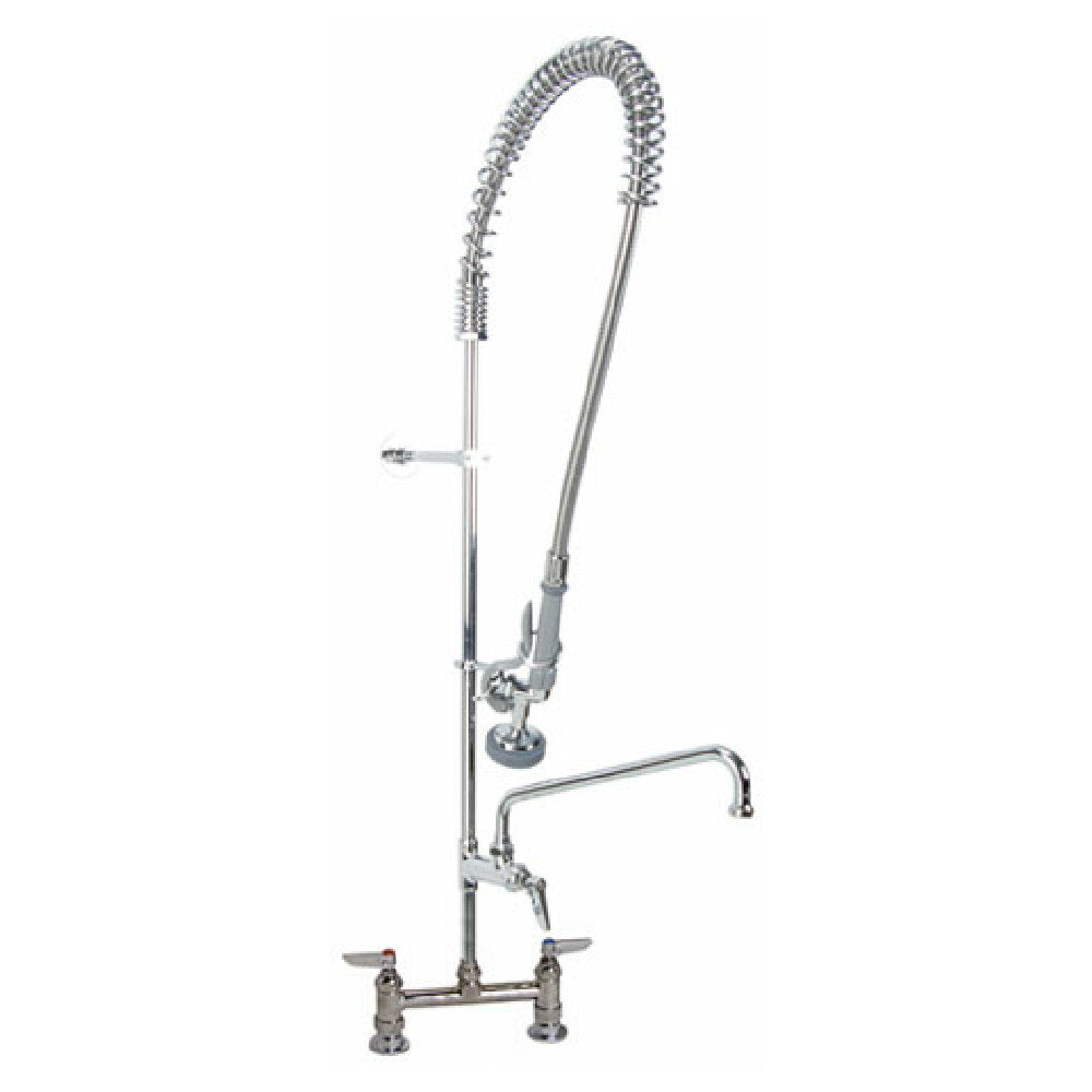 T&S Brass B-0123-ADF12-B Prerinse 8"dk Mt Leadfree W/f