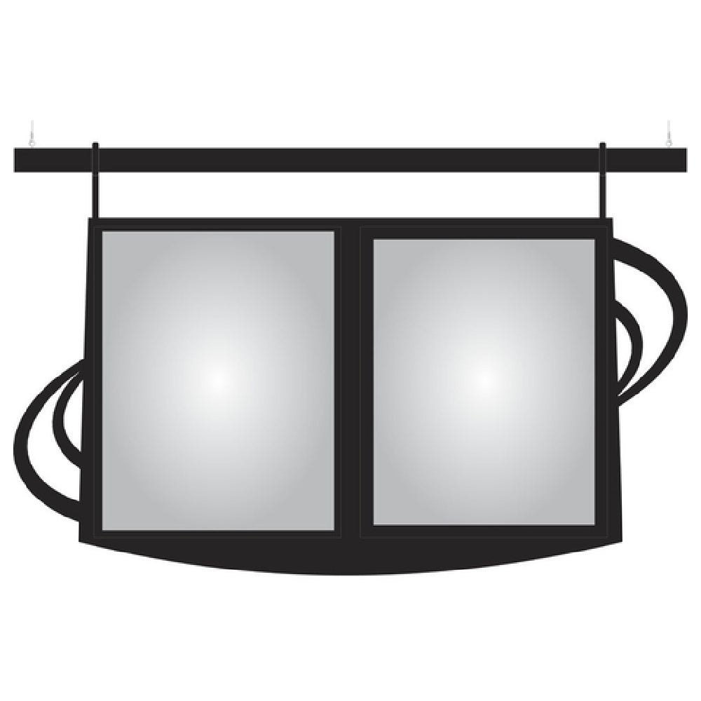 Hubert 83334 - Menu Board, 2-pocket, Hanging