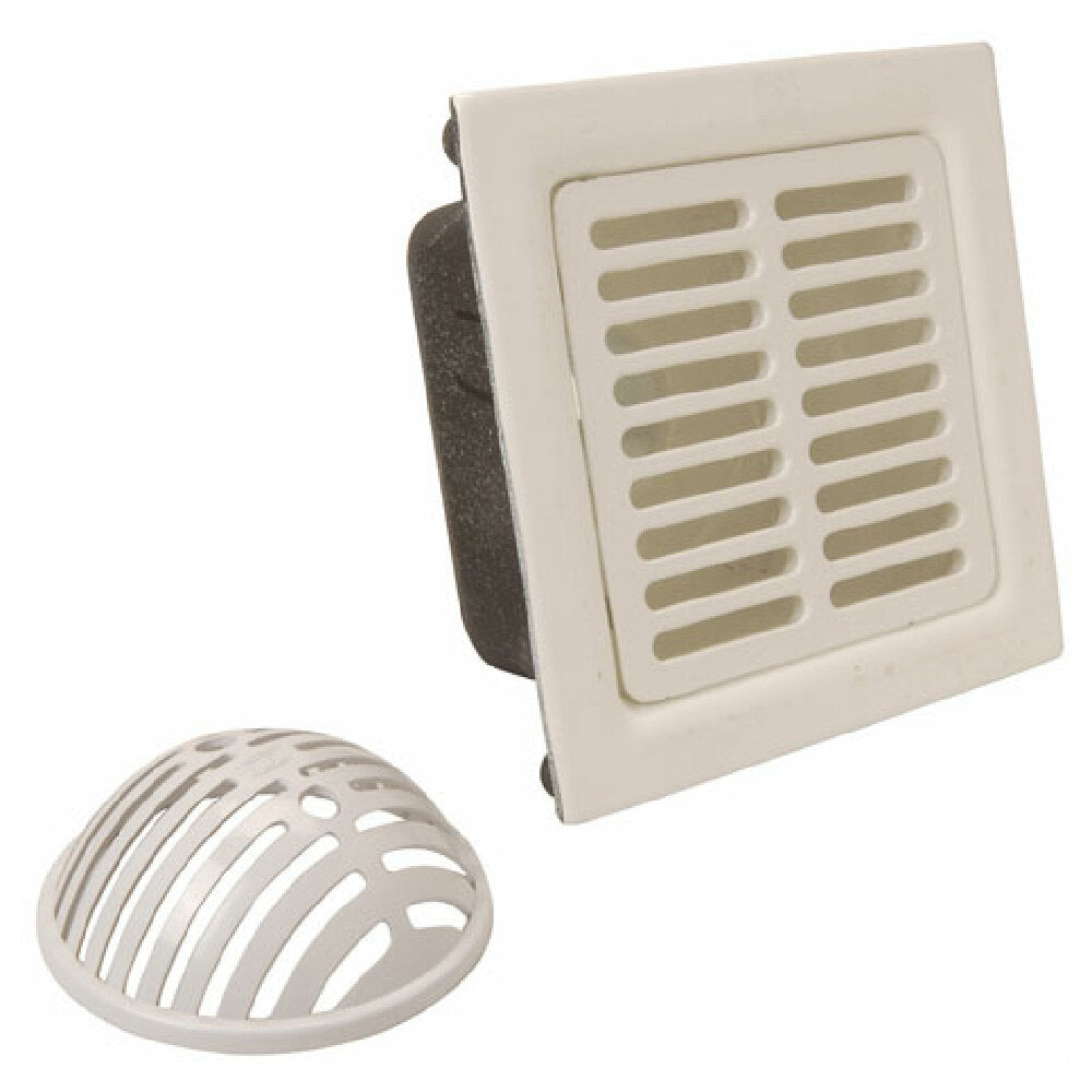 Zurn FD2375-NH3-F Drain 12"sq Flr Full Grate 6"dp